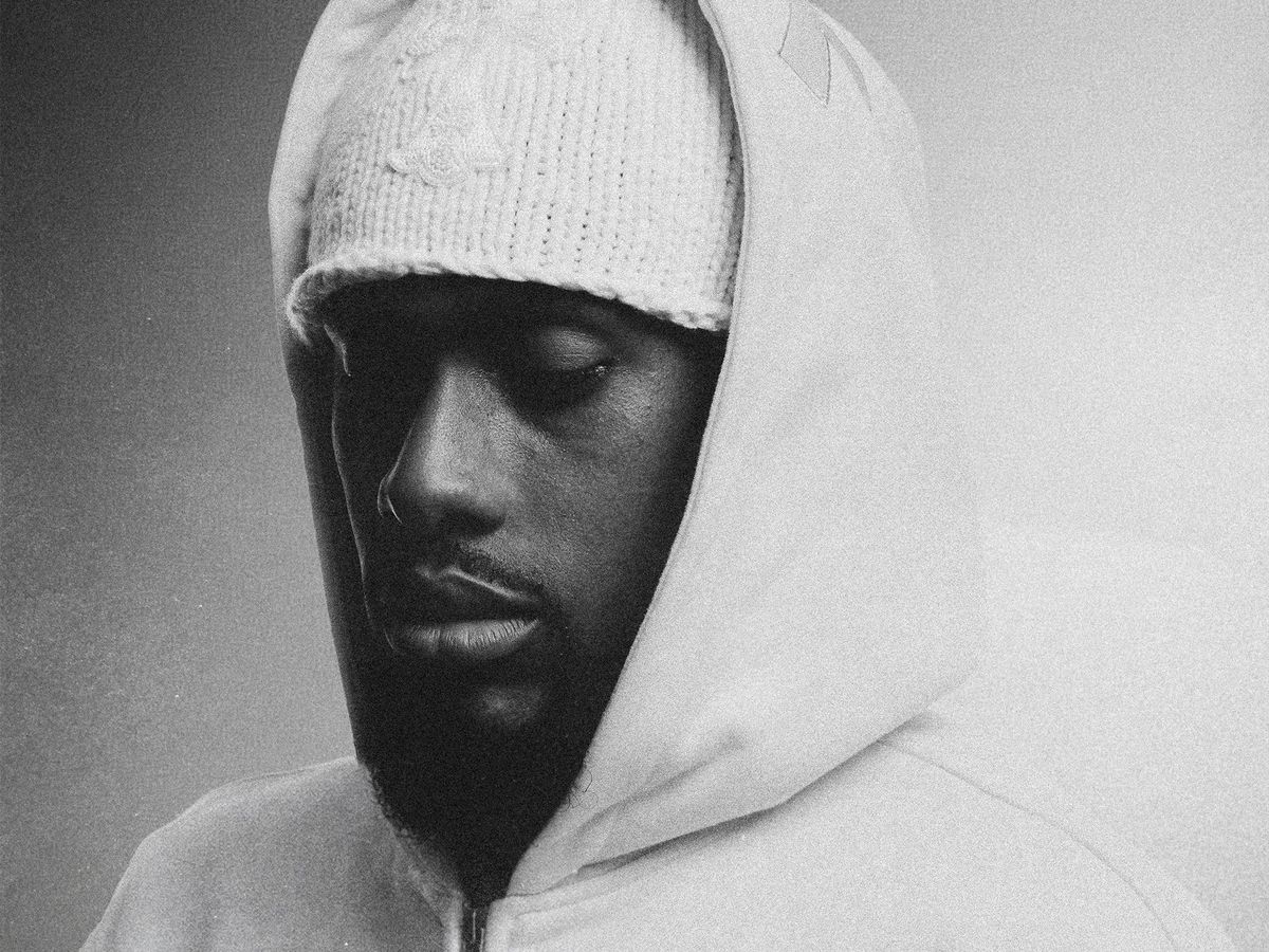 More To Life — Alexander Iwobi hooded black and white portrait
