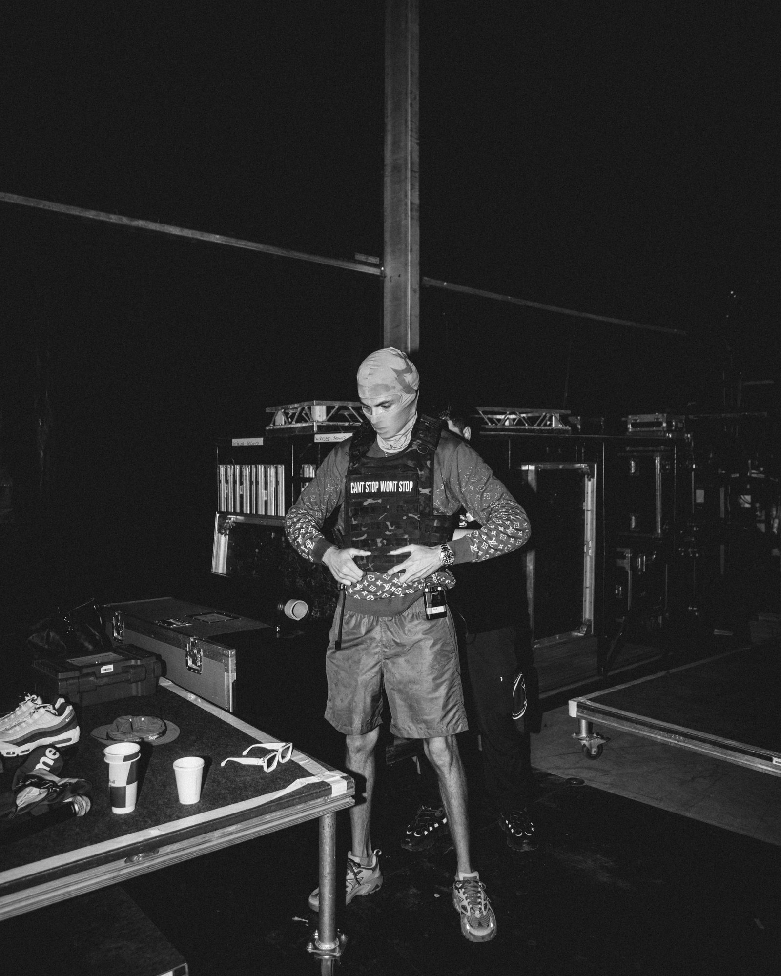 Meekz at Wireless — directed portrait