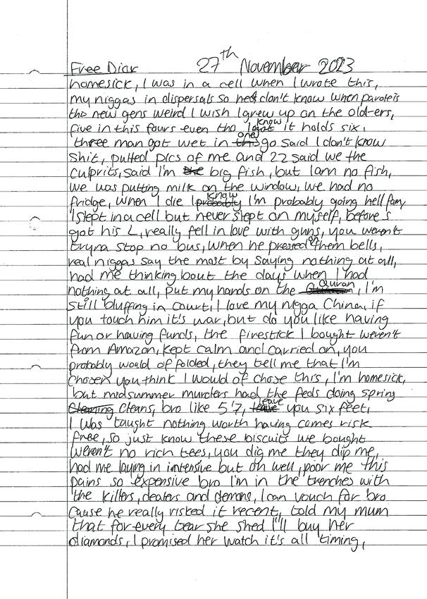Tina&rsquo;s Boy — scanned booklet page