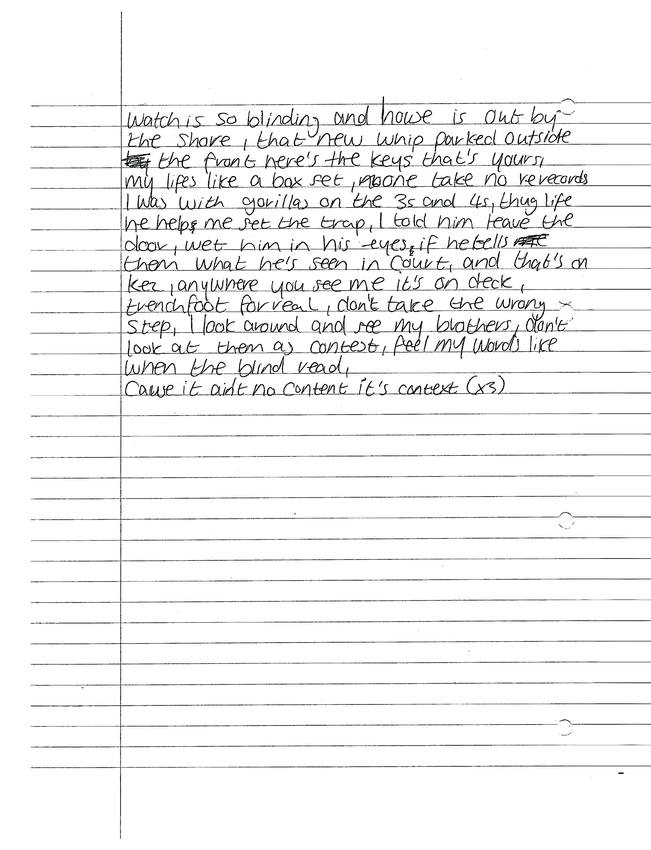 Tina&rsquo;s Boy — scanned booklet page