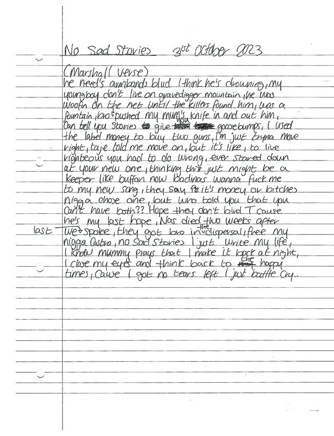 Tina&rsquo;s Boy — scanned booklet page