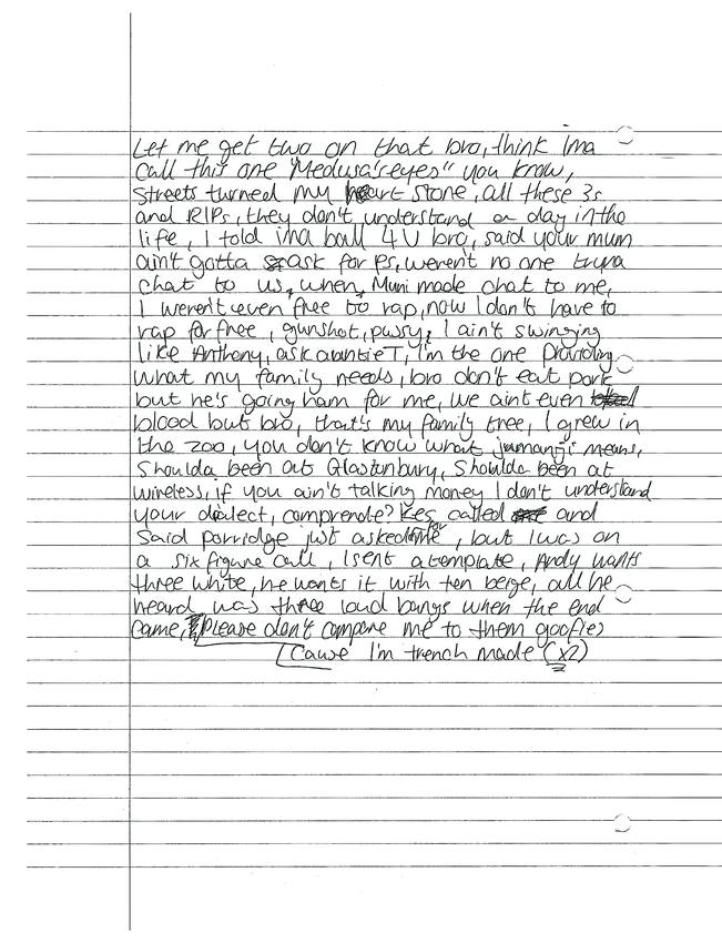 Tina&rsquo;s Boy — scanned booklet page