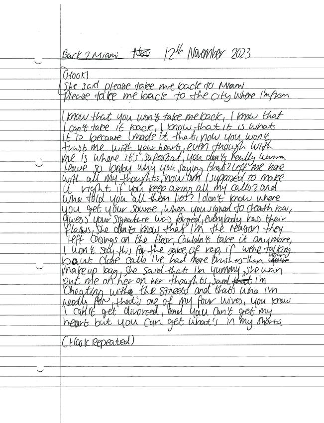 Tina&rsquo;s Boy — scanned booklet page