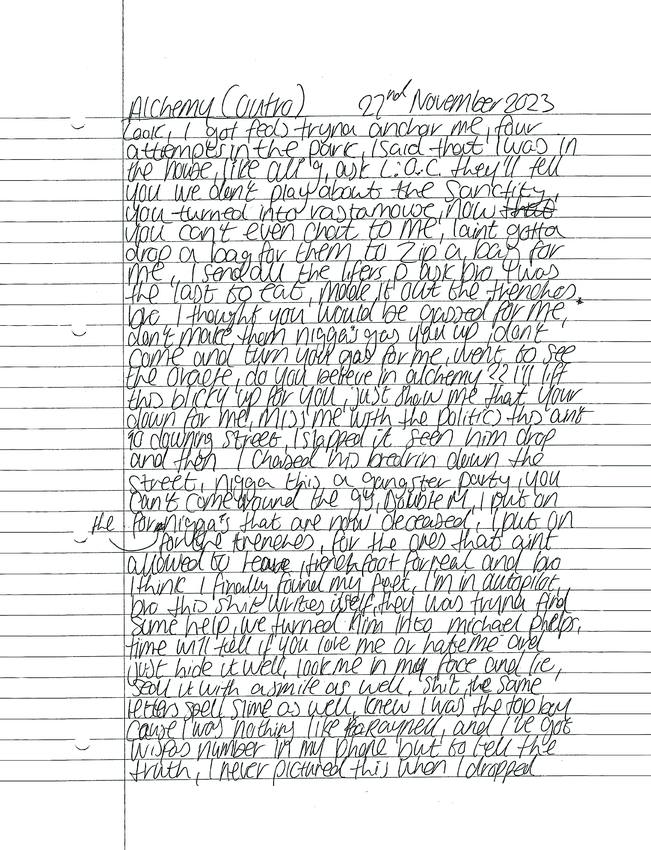 Tina&rsquo;s Boy — scanned booklet page