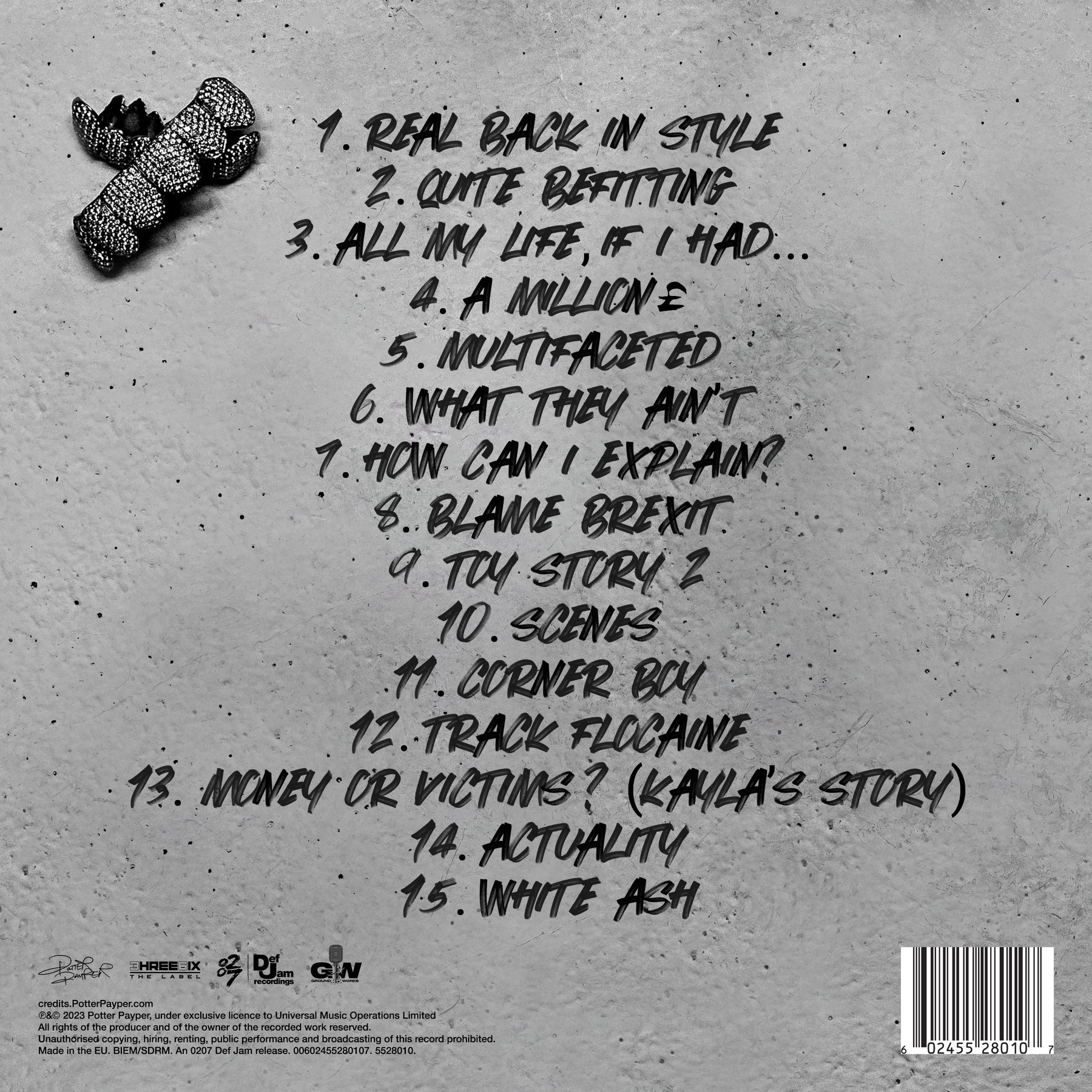 Real Back In Style — tracklist artwork