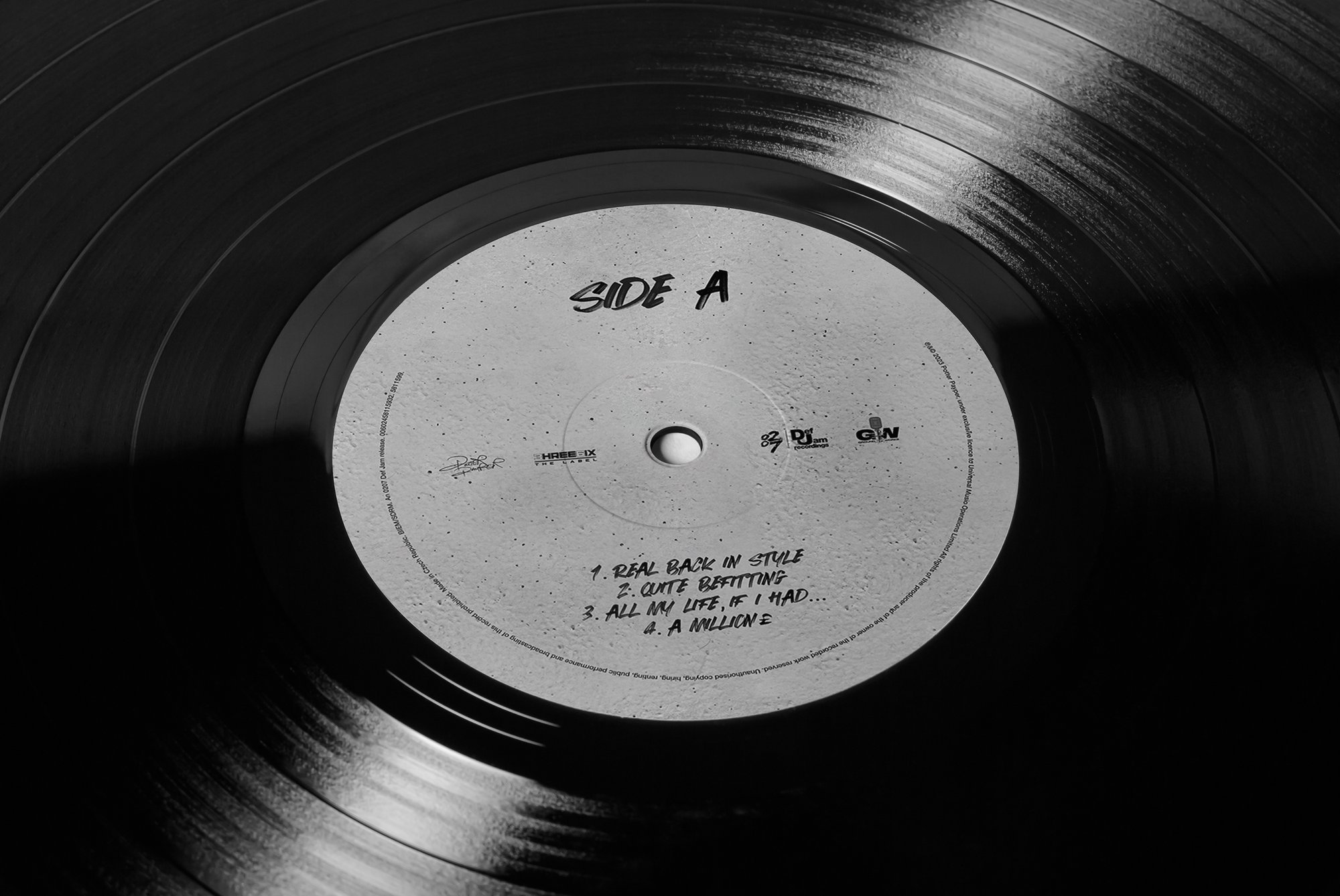 Real Back In Style — vinyl Side A label